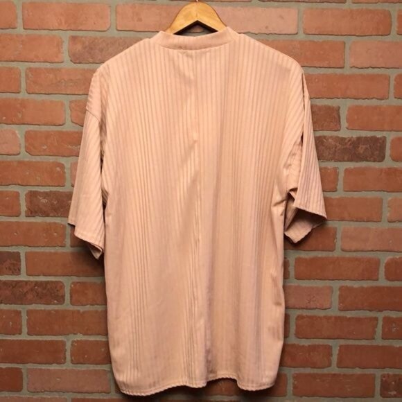 Missguided Ribbed T Shirt Cycle Size 8 Pink - Picture 3 of 5